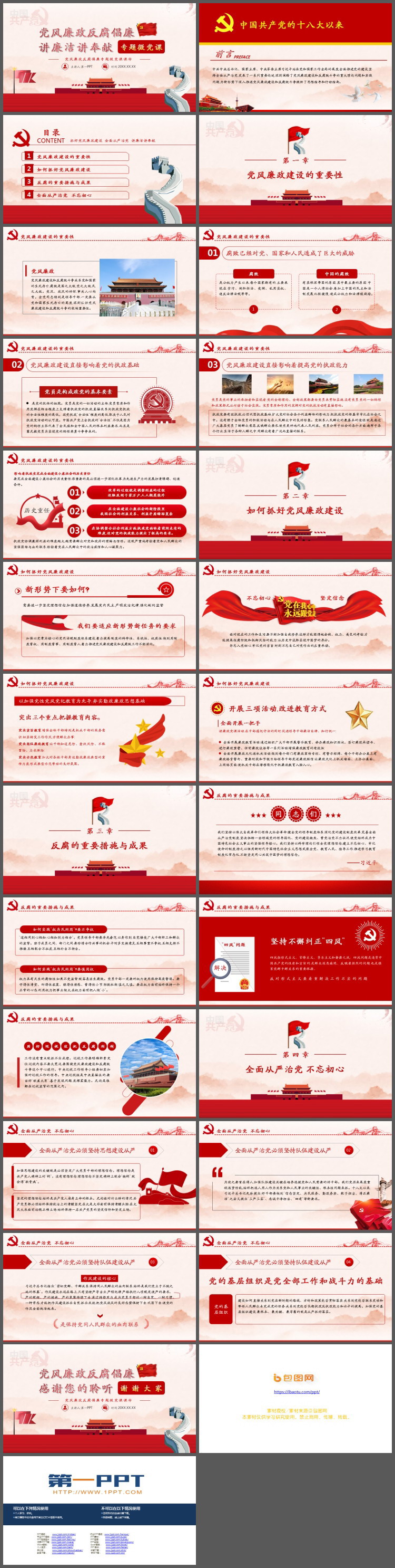党风廉政反腐倡廉专题微党课PPT课件