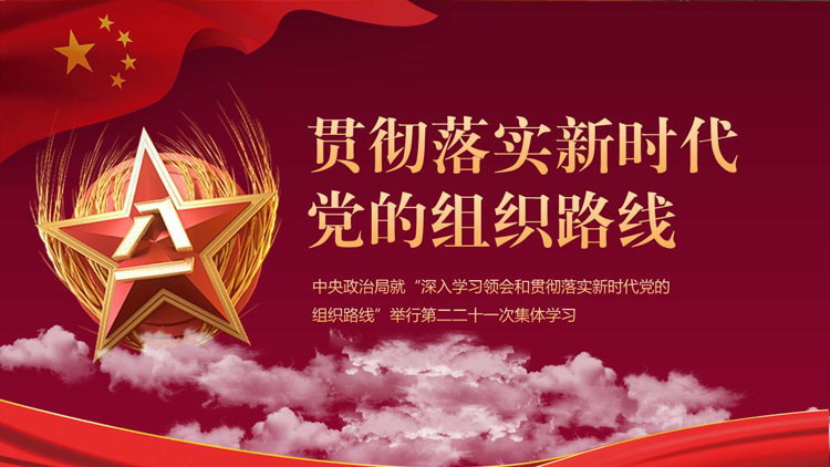 贯彻落实新时代党的组织路线PPT