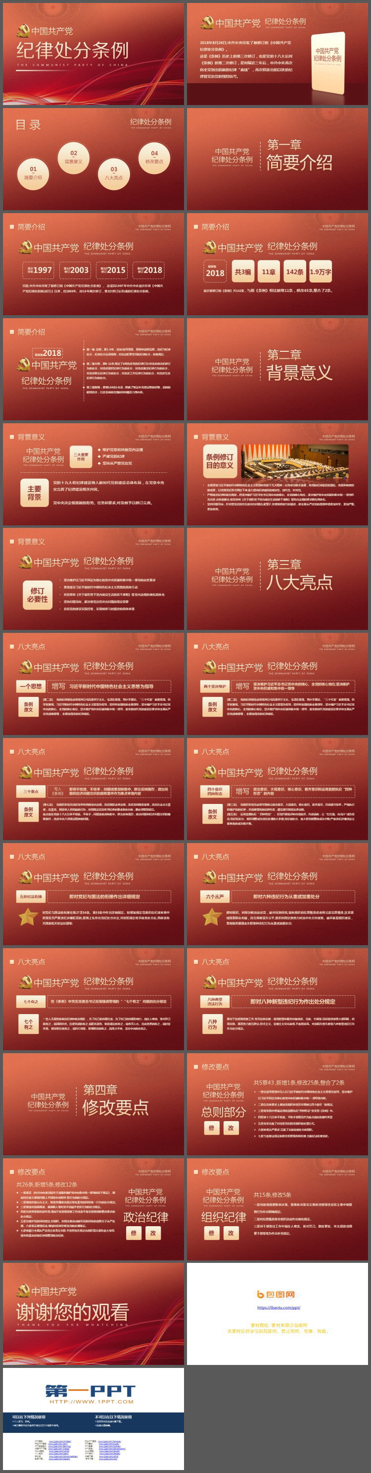 中国共产党纪律处分条例PPT下载