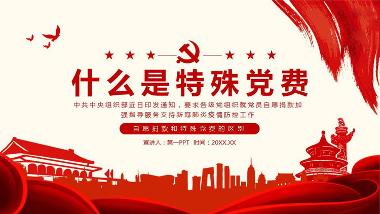 什么是特殊党费PPT