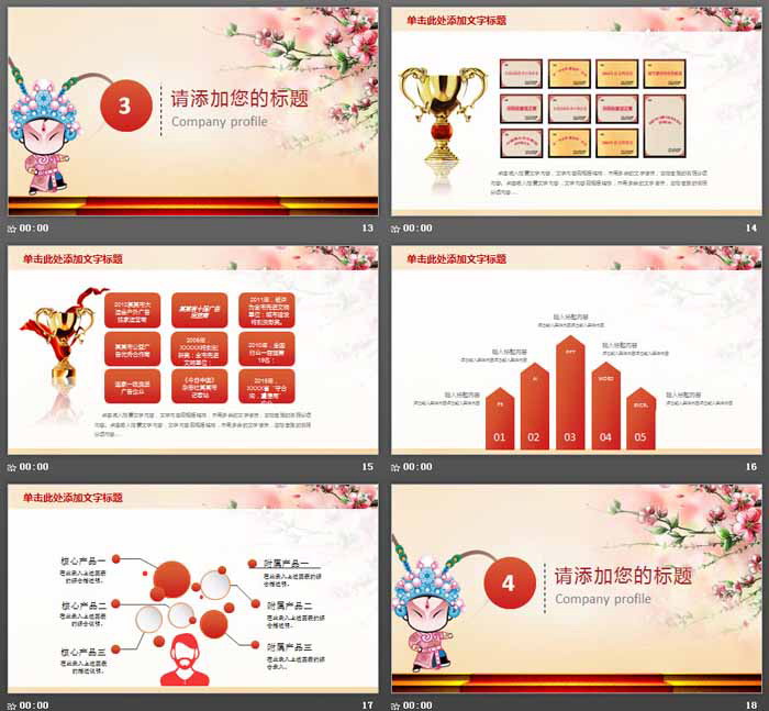 古典戏曲文化PPT模板