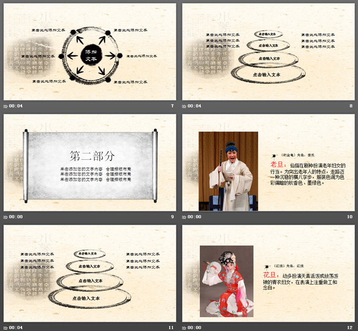 中国戏曲艺术PPT模板