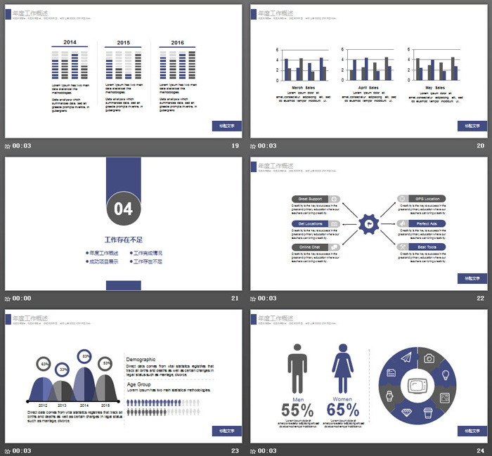 化工厂储运罐背景PPT模板