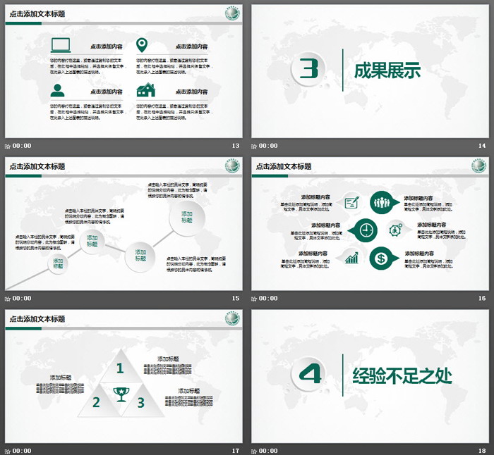 绿色简洁国家电网专用PPT模板