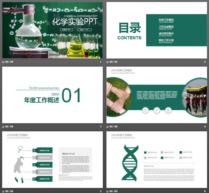绿色化学实验PPT模板