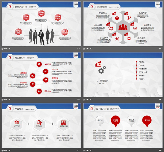 物流行业商业融资PPT模板