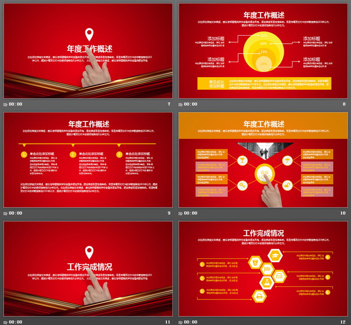 古钱币金币背景的金融行业工作总结PPT模板