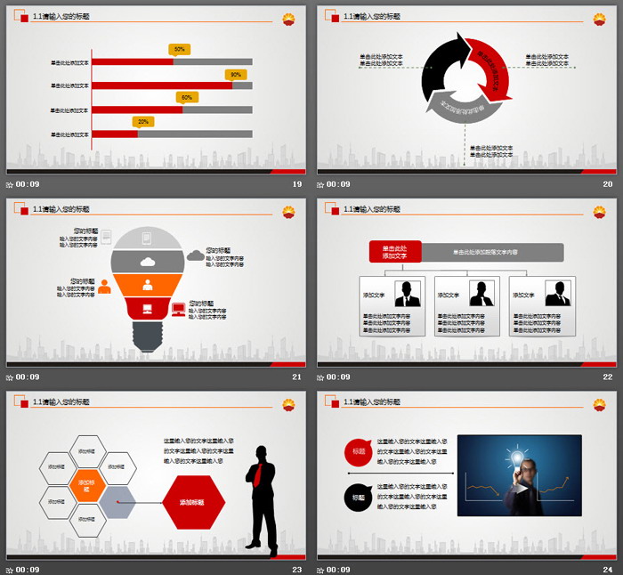 中石油工作总结汇报PPT模板