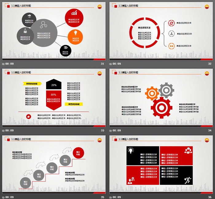 中石油工作总结汇报PPT模板