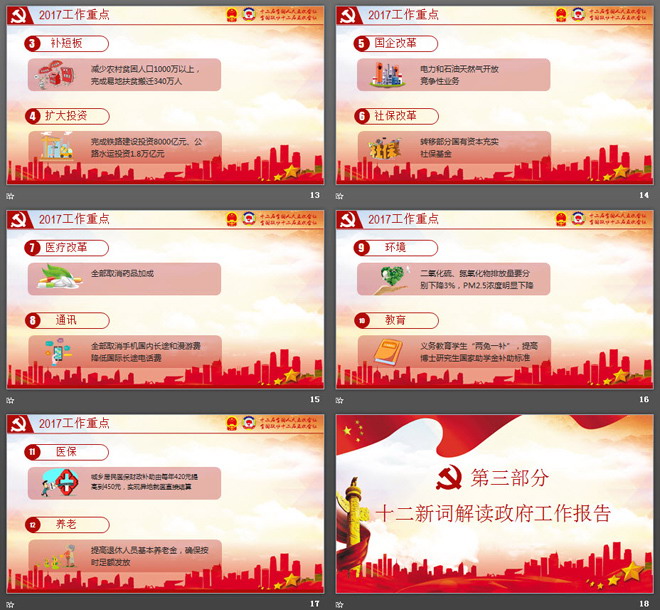 《聚焦两会》PPT下载