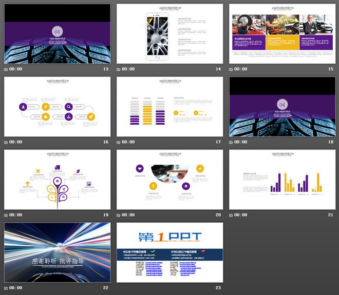 汽车4S店汽车美容介绍PPT模板
