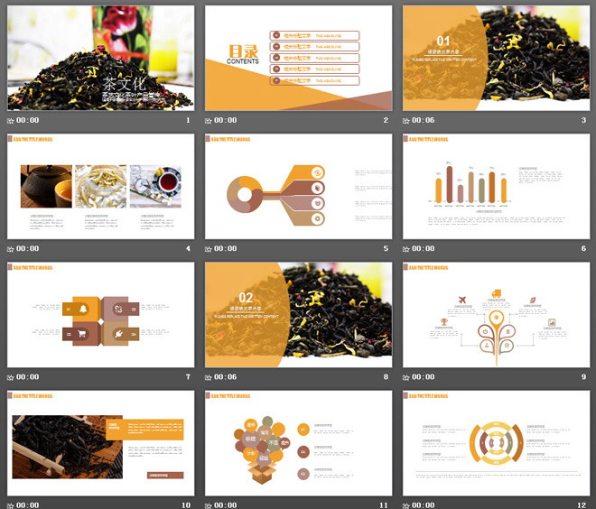 中国茶文化之茉莉花茶PowerPoint模板