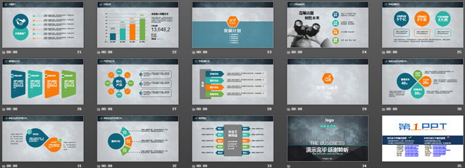 黑色科技商业PPT模板