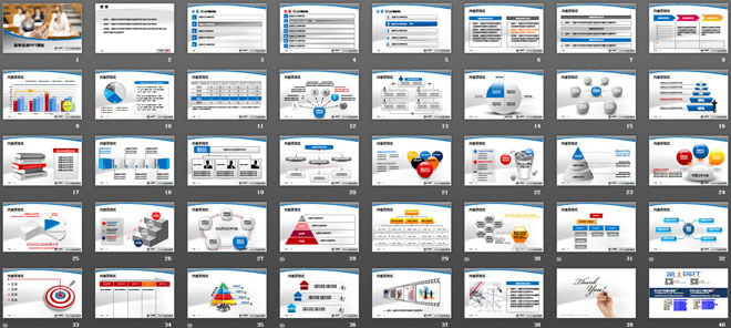 经典国外教育培训幻灯片模板下载