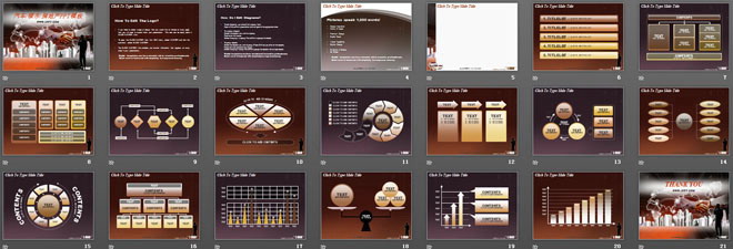 汽车楼市背景房地产PowerPoint模板下载