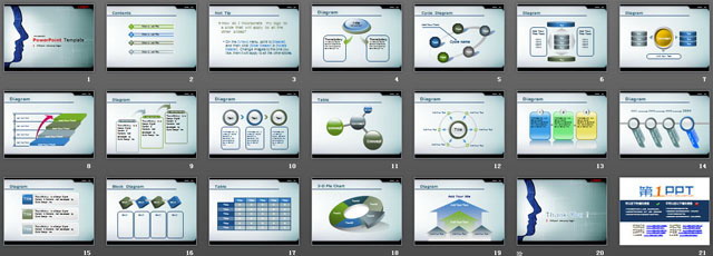 专业的it科技PowerPoint模板下载