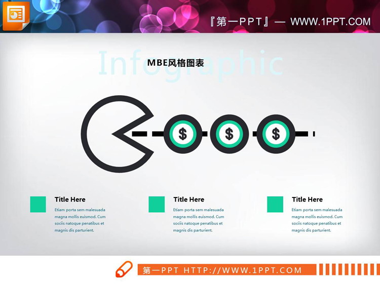 40张绿色MBE风格PPT图表大全
