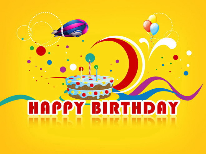 卡通风格的生日快乐PPT模板下载