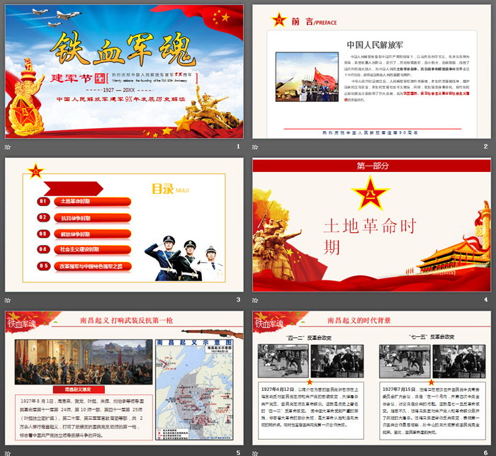 中国人民解放军建军发展历史解读PPT