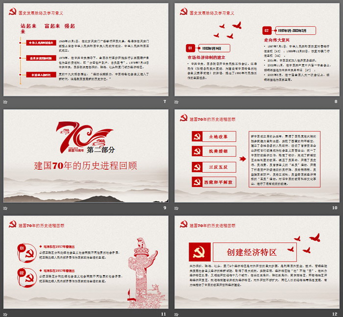 《我和我的祖国》庆祝中华人民共和国成立成立70周年PPT