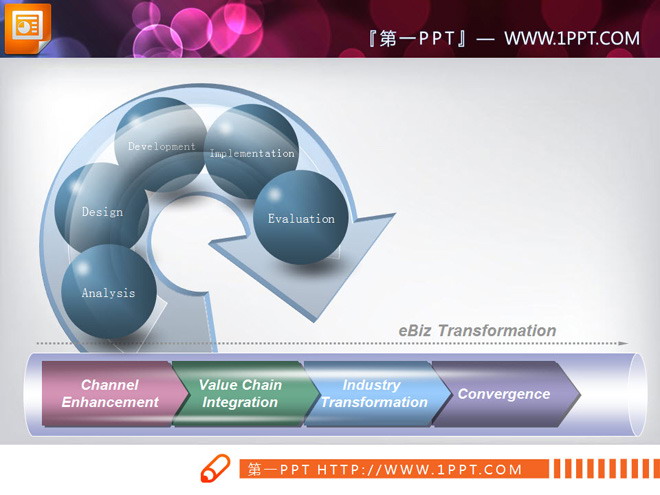 19张多色彩质感整套图表