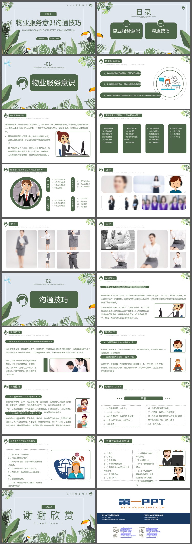 物业服务意识沟通技巧PPT