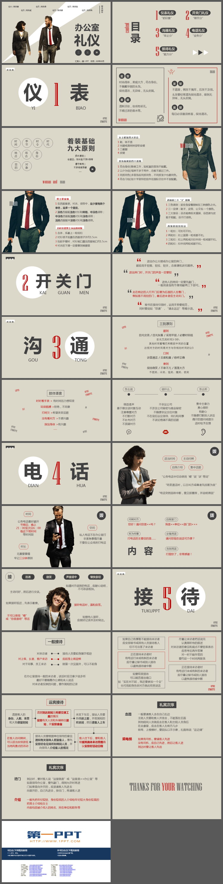 办公室礼仪培训PPT下载
