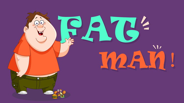 有趣的肥胖主题PPT作品欣赏