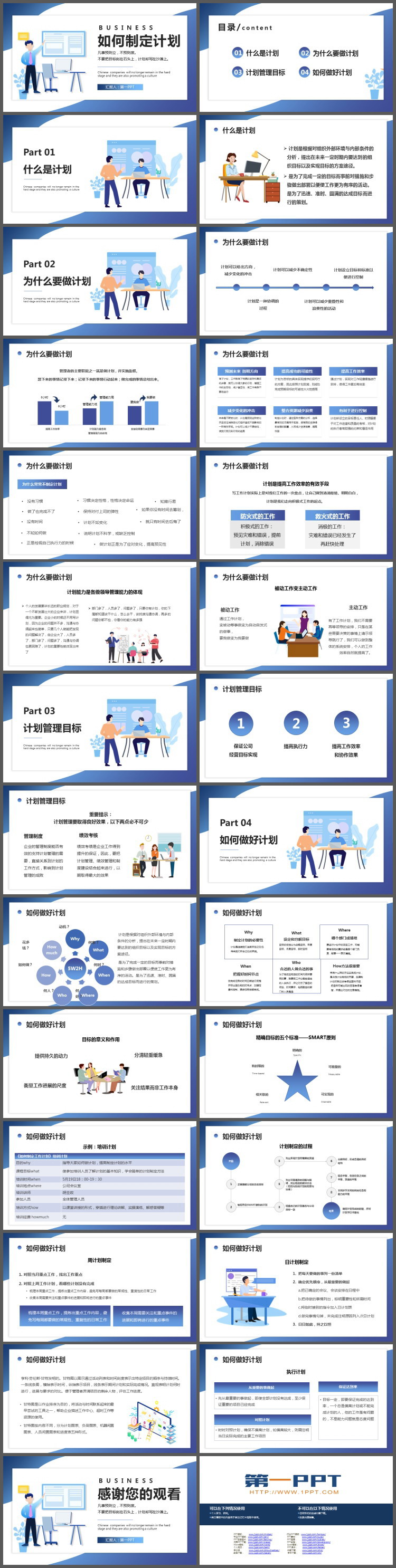 如何制定计划PPT下载