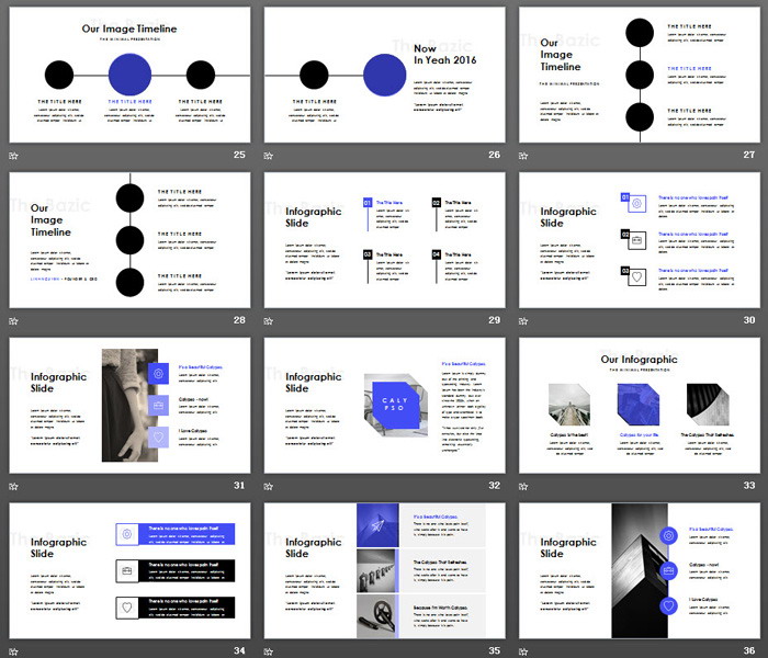 欧美黑白音乐主题PPT模板