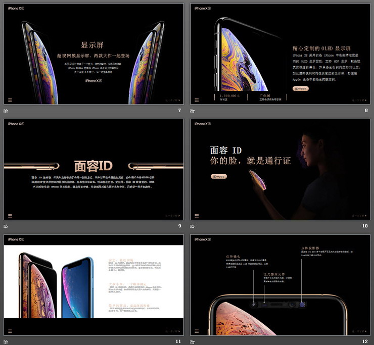 苹果手机新品发布会PPT模板