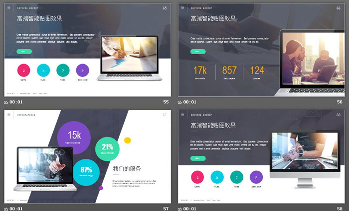 欧美高端商务演示PPT模板