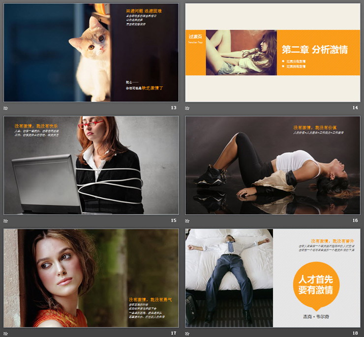 《激情去哪儿了》员工工作热情激励PPT