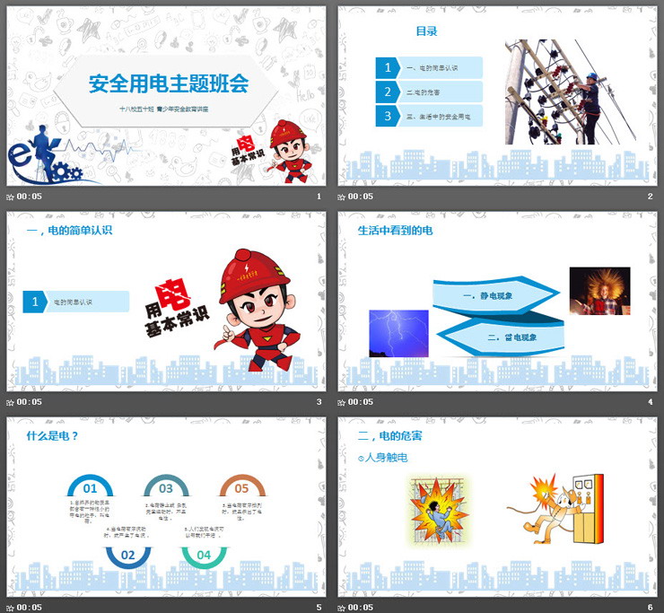 用电安全教育讲座PPT下载