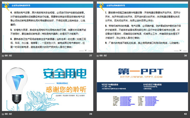 企业安全用电培训PPT课件下载