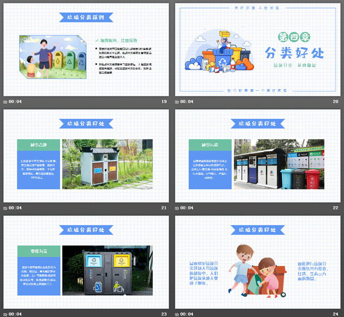 垃圾分类PPT模板