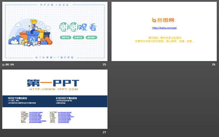 垃圾分类PPT模板