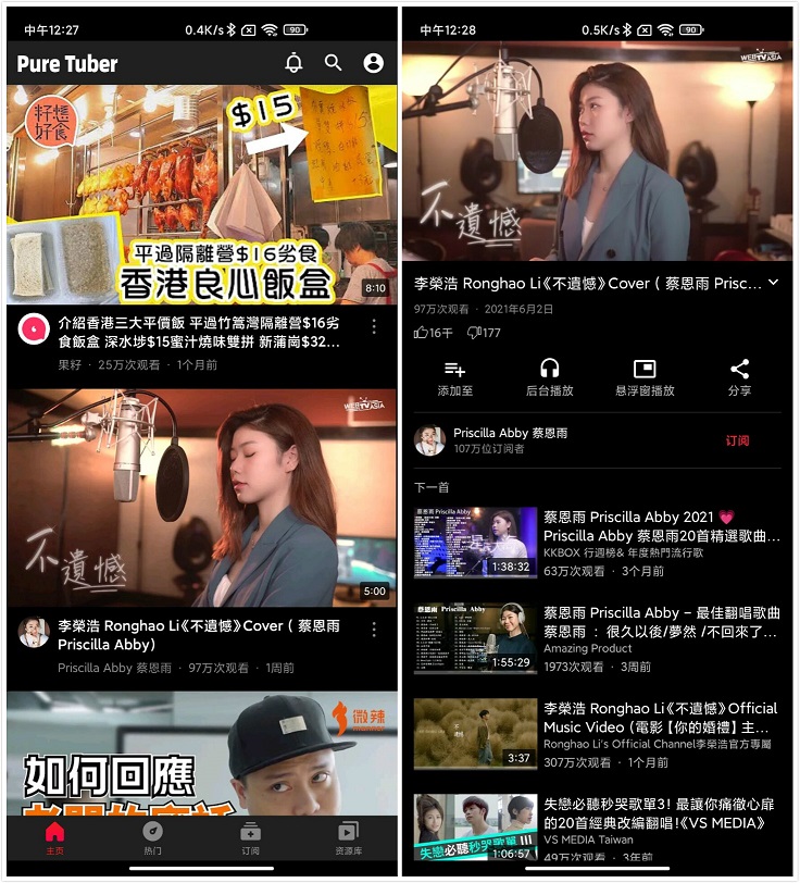 油管纯净版 Pure Tuber v2.15.20.103 解锁VIP