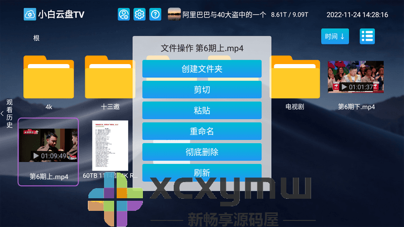 图片[1]-小白云盘TV v1.6.4.2 | 第三方阿里云盘、无限制网盘电视版[TV、盒子]-新畅享源码屋