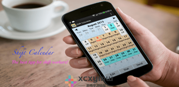 图片[1]-班表小帮手 v1.78 | 轮班日历、班表管理[安卓版]-新畅享源码屋