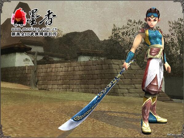 玄幻武侠3D版网络游戏：墨香online全套游戏源码资源-资源站