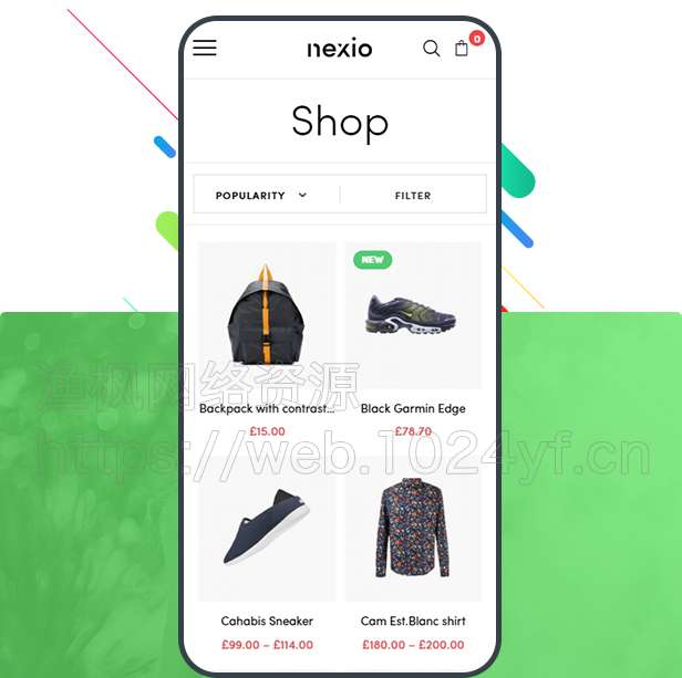WordPress主题Nexio v1.0.7 时尚服装WooCommerce商店主题-资源站