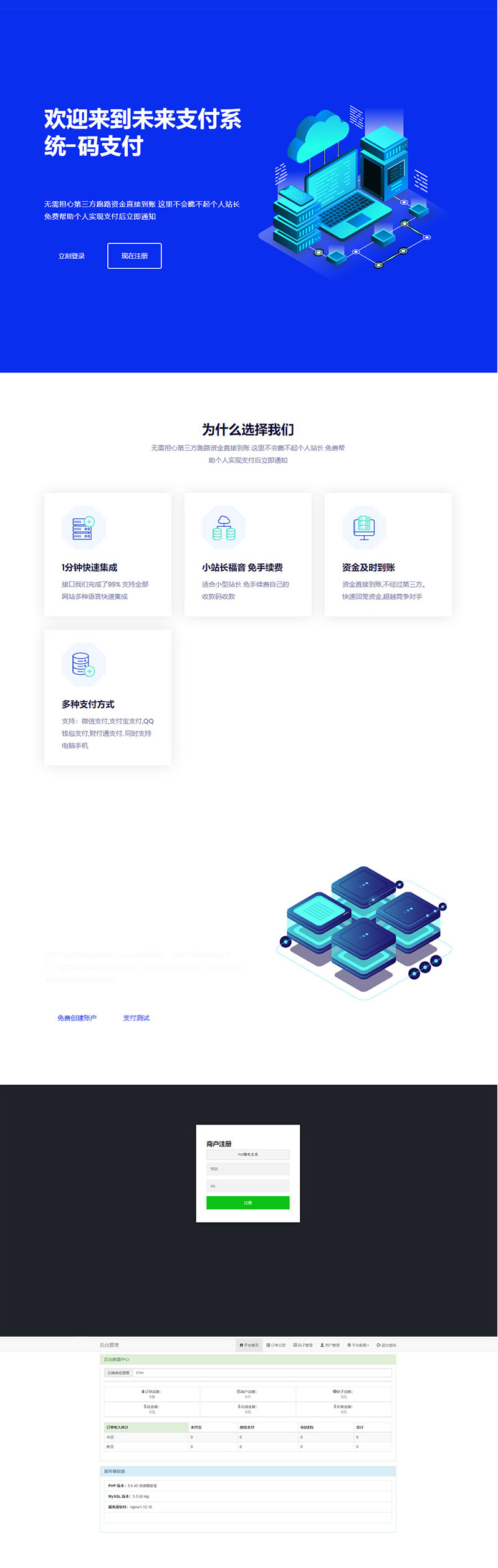 PHP未来码支付V1.3网站源码 开源版-资源站