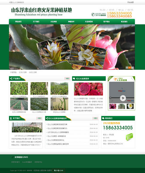 绿色火龙果苗批发火龙果种植基地网站源码 织梦dedecms模板-资源站 绿色火龙果苗批发火龙果种植基地网站源码 织梦dedecms模板-资源站