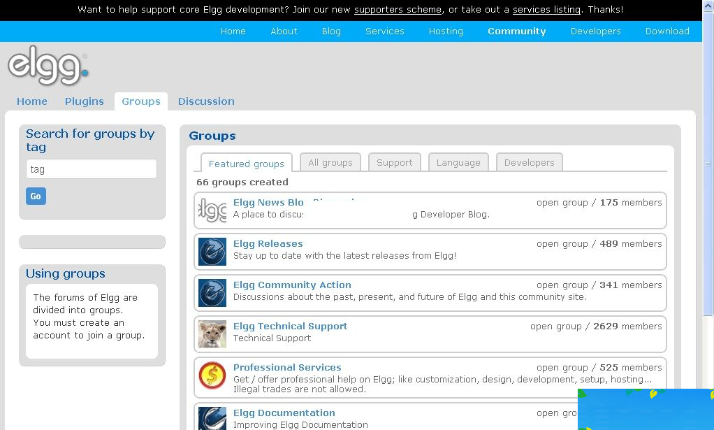 Elgg(开源SNS) v3.3.0-资源站