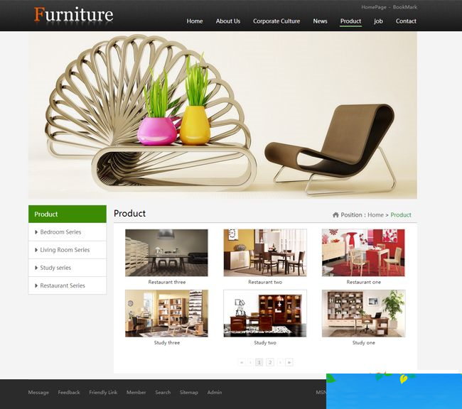 米拓家居家具公司响应式模板源码 v1.0-资源站