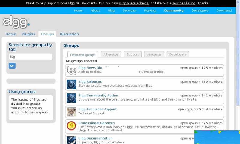 Elgg(开源SNS) v3.3.16-资源站