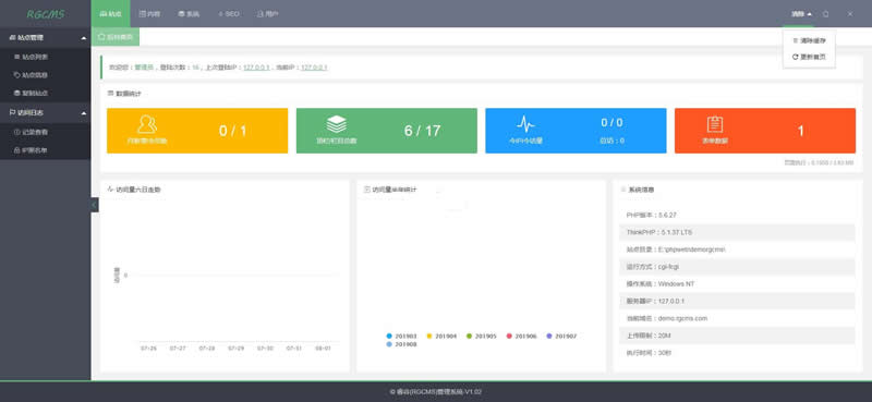 RGCMS睿谷信息管理系统 v2.0 build2021050801-资源站