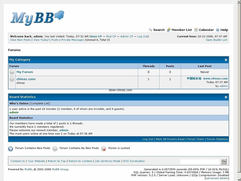 MyBB免费论坛 v1.8.27-资源站