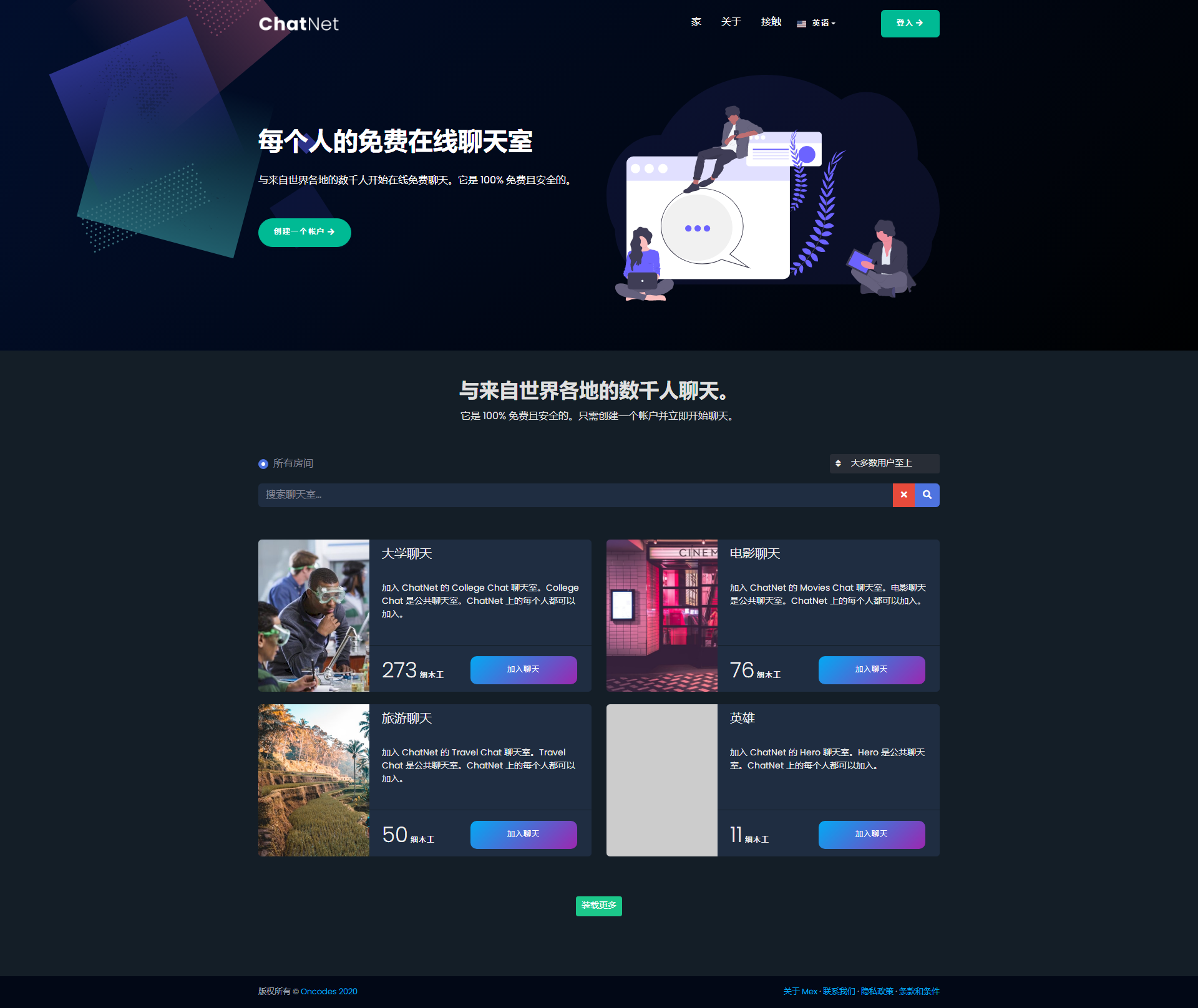 多人在线匿名聊天室/私人聊天室源码/支持同时创建多个聊天室[此程序为国外得破解版][仅供学习研究]-ss-资源站